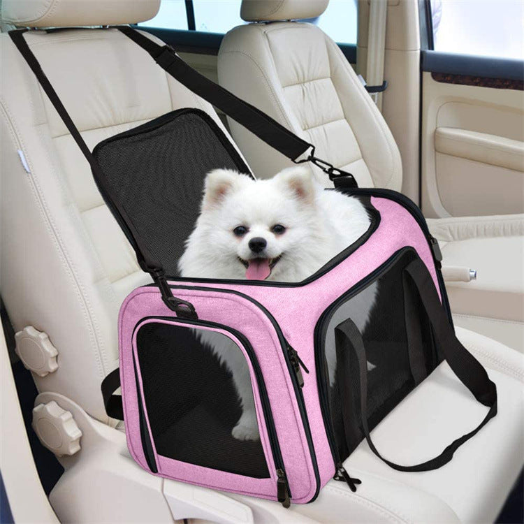Portable Foldable Pet Carrier Bag For Easy Handheld Travel