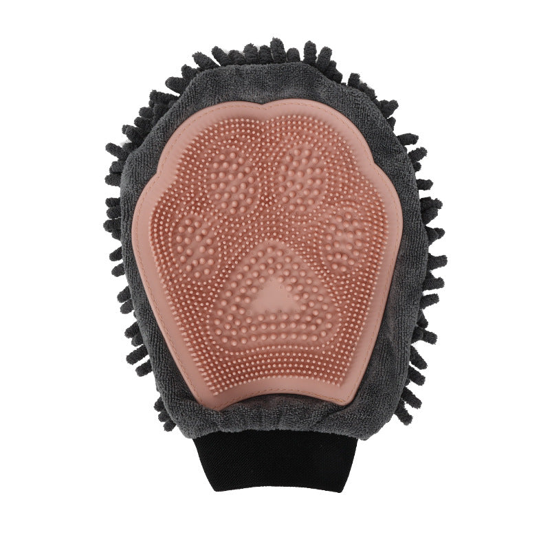 2-in-1 Pet Bathing Brush and Grooming Glove for Brushing Massaging