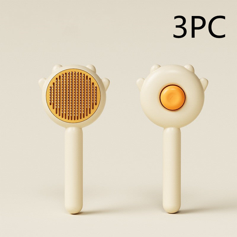 Pet Grooming Comb with Massage and Hair Removal Function