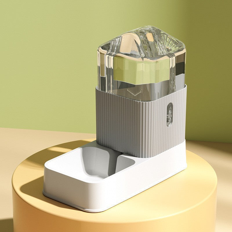 Pet Drinking Fountain Bowl With Slow Feeding Design