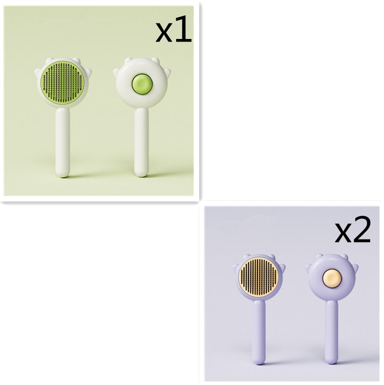 Pet Grooming Comb with Massage and Hair Removal Function