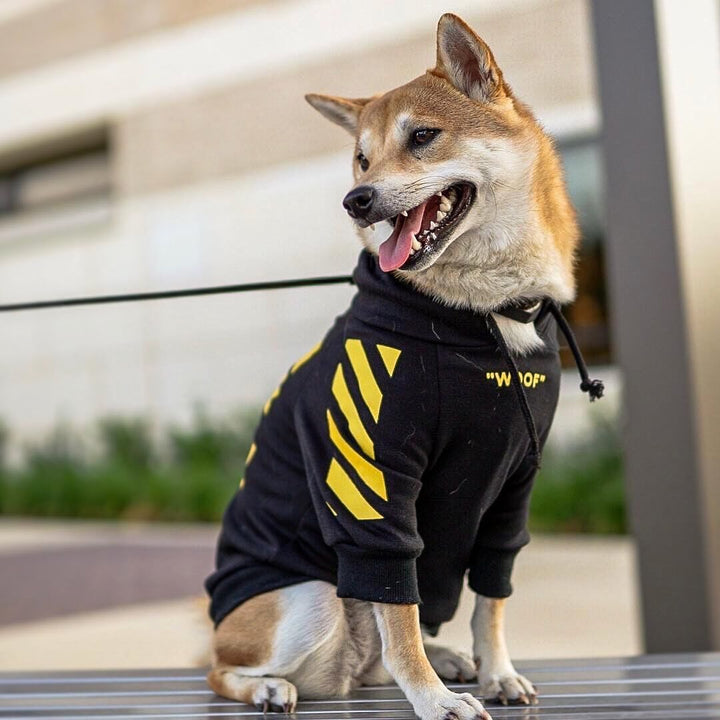 Three Stripe Pet Sweater For Autumn And Winter Sportswear