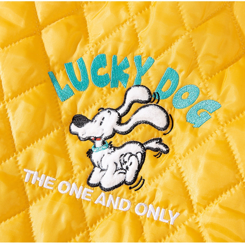 Quilted Cotton Pet Jacket For Large Breeds Winter Warm Wear