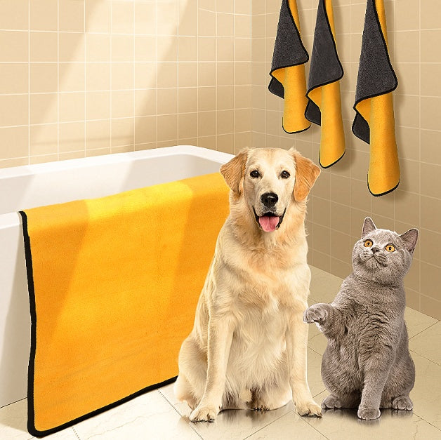Absorbent Quick-Drying Pet Bath Towel