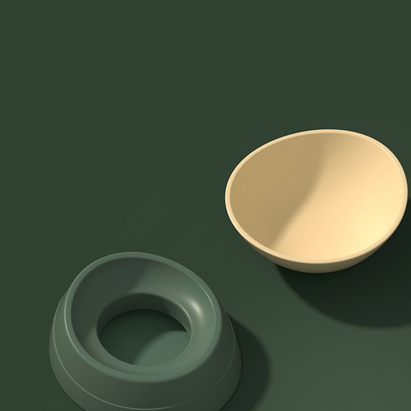 Anti Overturning Double Pet Bowl For Stable Feeding Use