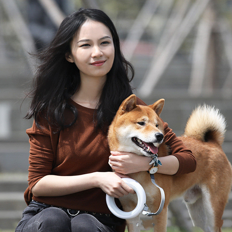 Cute Star Design Retractable Pet Leash For Smooth Walking