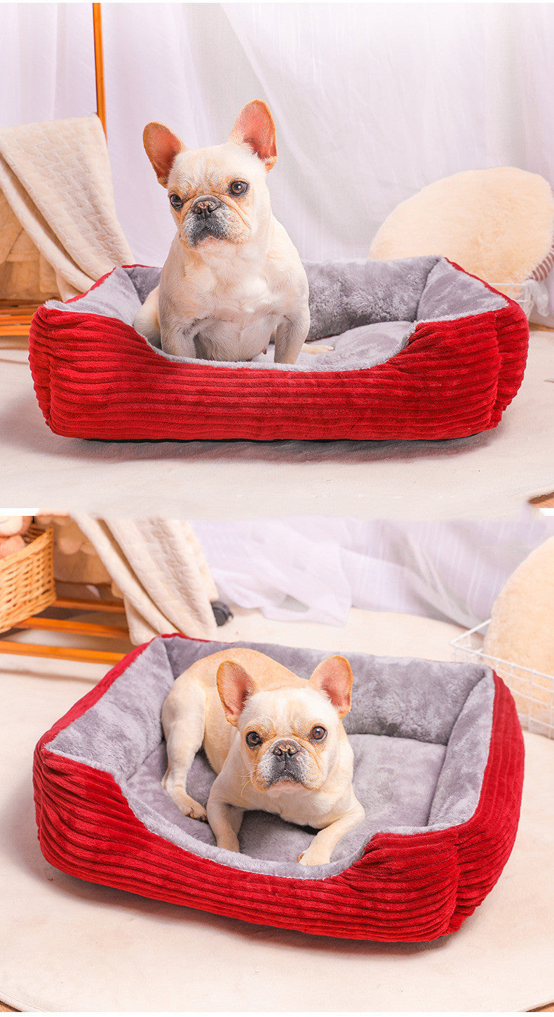 Teddy Small And Medium Pet Bed Large Comfortable Bed