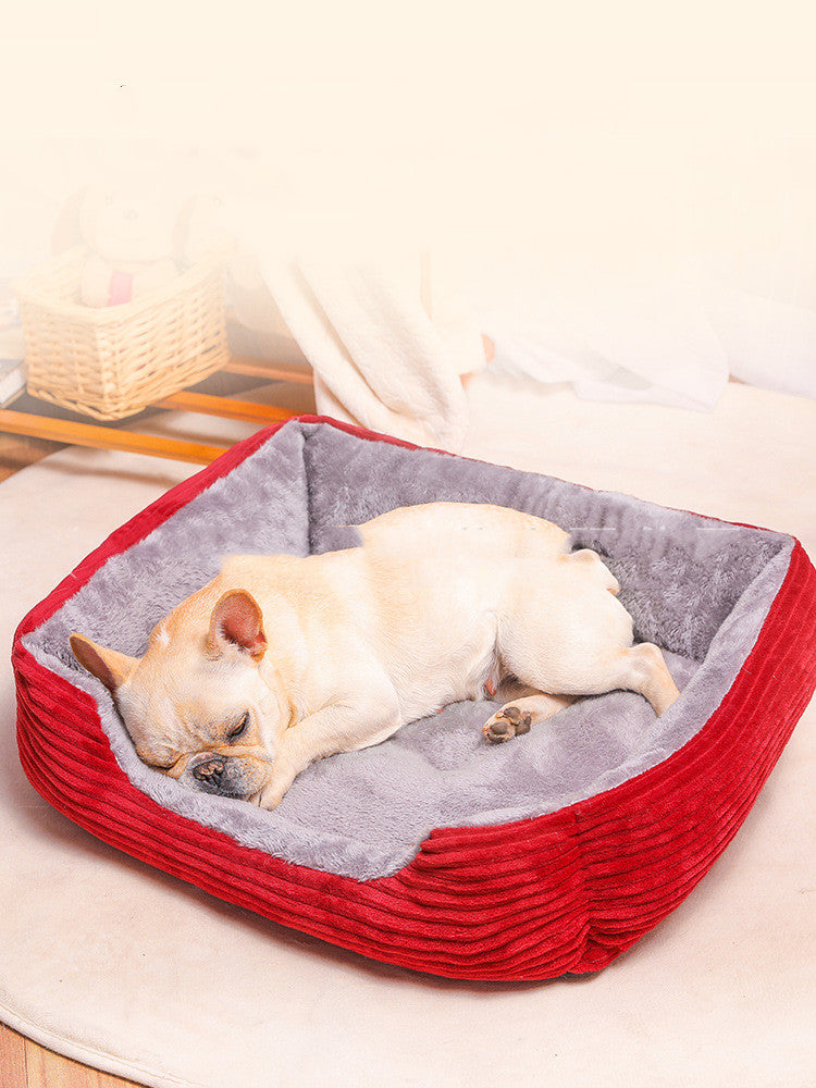Teddy Small And Medium Pet Bed Large Comfortable Bed