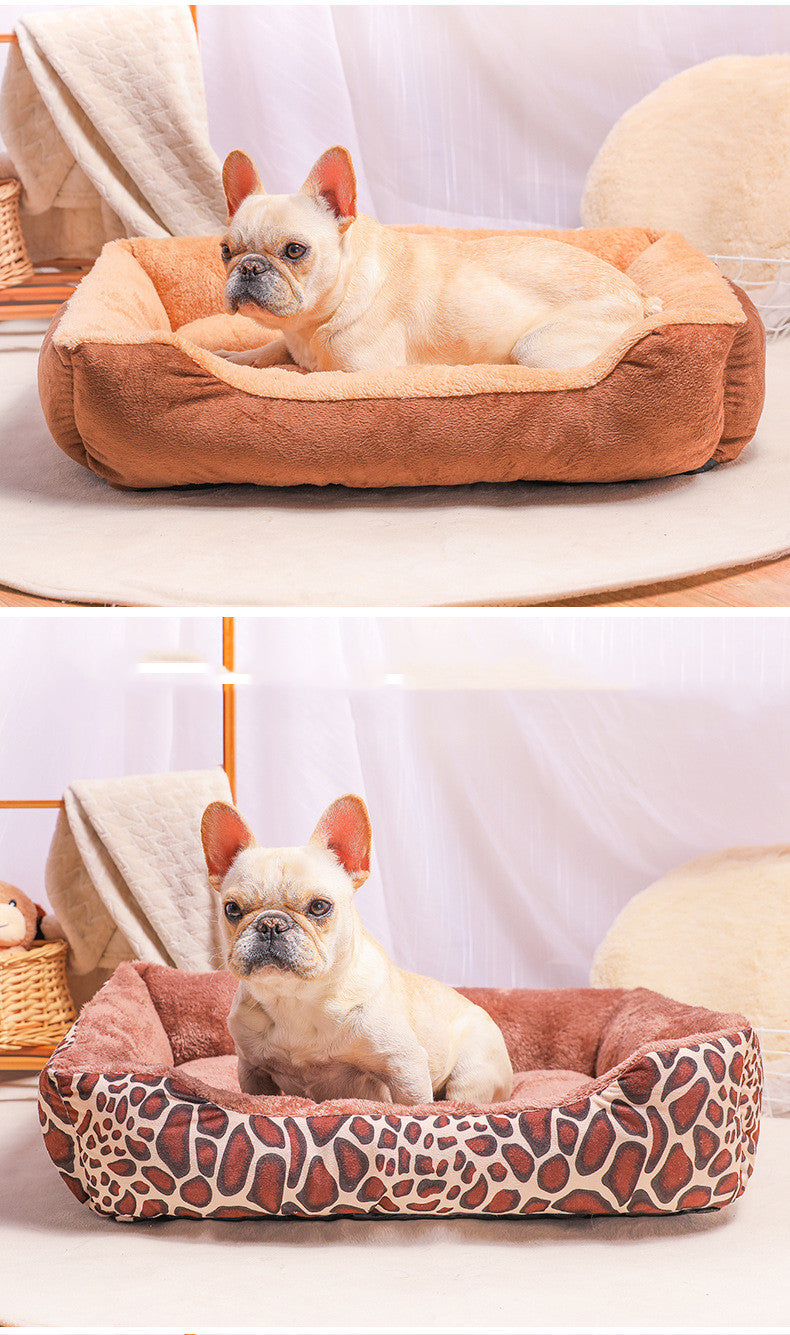 Teddy Small And Medium Pet Bed Large Comfortable Bed