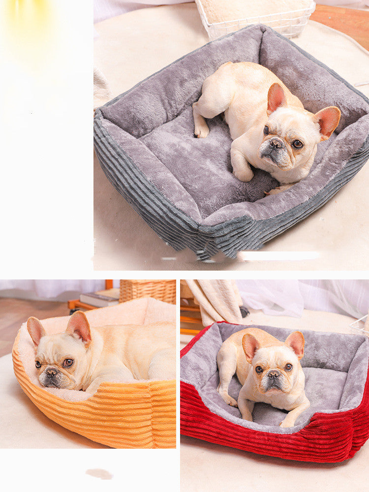 Teddy Small And Medium Pet Bed Large Comfortable Bed