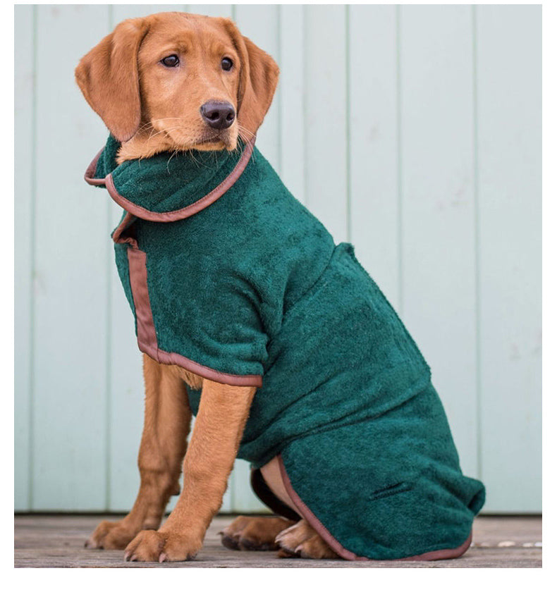 Pet Quick-Drying Absorbent Bath Towel for Grooming