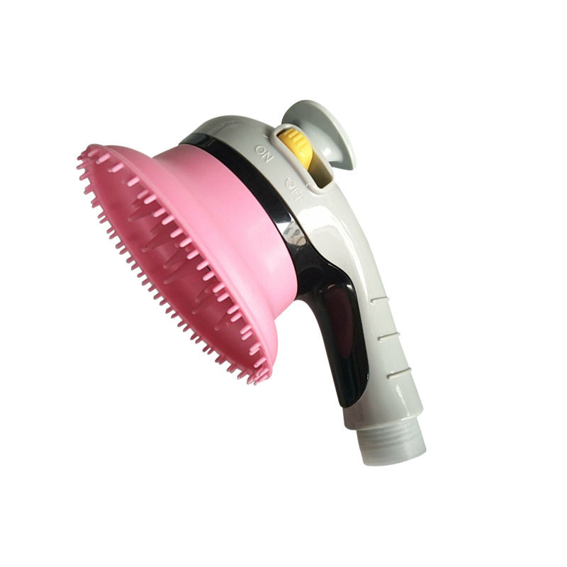Pet Shower Kit with Brush Massage and Adjustable Shower Head