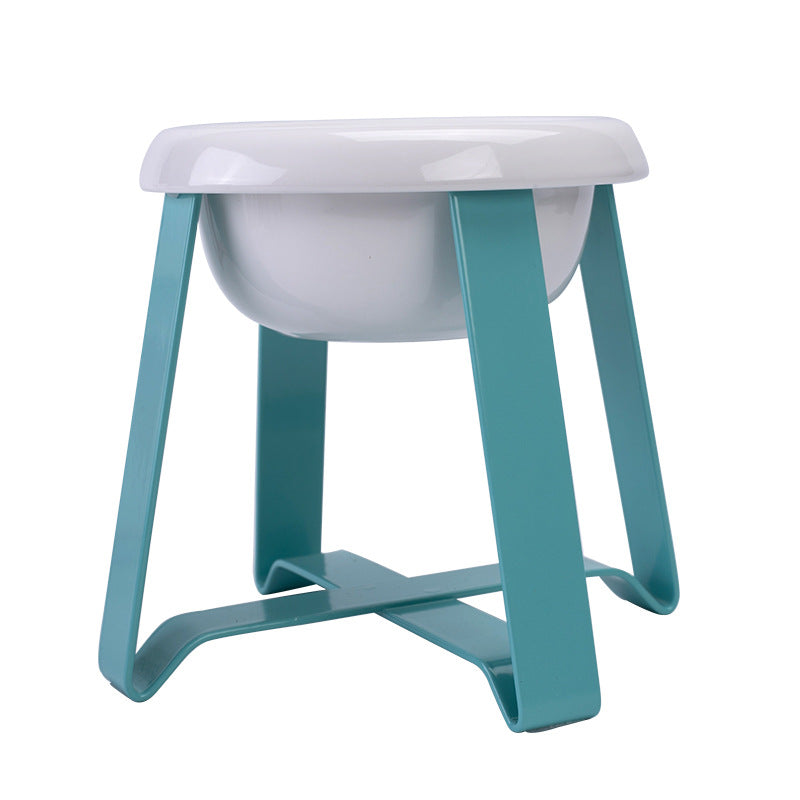2 In 1 Pet Feeding Bowl With Stand And Anti Slip Base