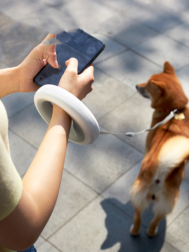 UFO Style Retractable Pet Leash For Small And Medium Pets