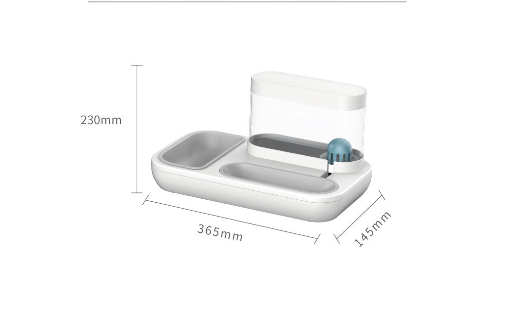 Automatic Pet Drinking Fountain Bowl With 1.5L Capacity Feeding System