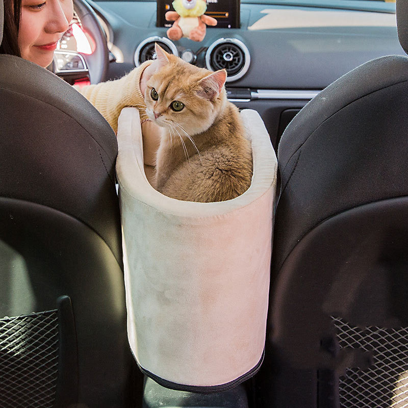 Car Safety Pet Seat Bed Carrier For Secure Travel Transport