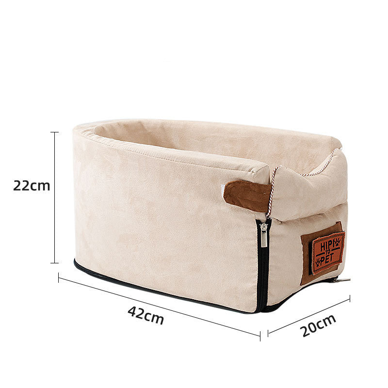 Car Safety Pet Seat Bed Carrier For Secure Travel Transport