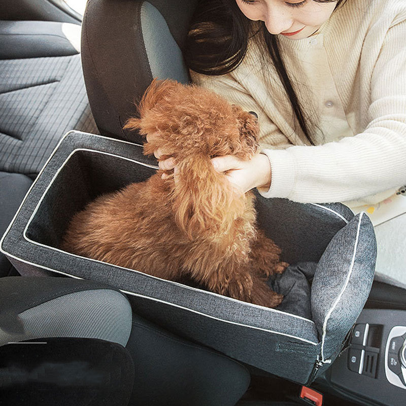 Car Safety Pet Seat Bed Carrier For Secure Travel Transport