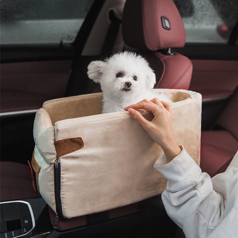 Car Safety Pet Seat Bed Carrier For Secure Travel Transport