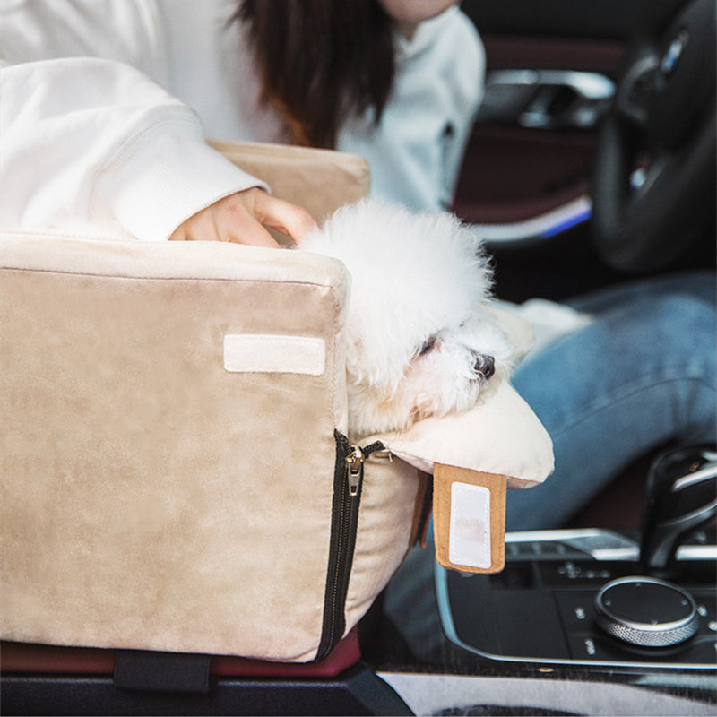 Car Safety Pet Seat Bed Carrier For Secure Travel Transport