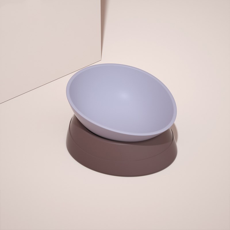 Anti Overturning Double Pet Bowl For Stable Feeding Use