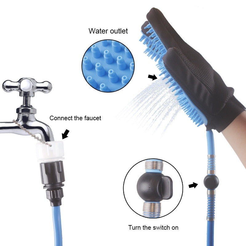 Handheld Pet Shower Head for Bathing and Grooming