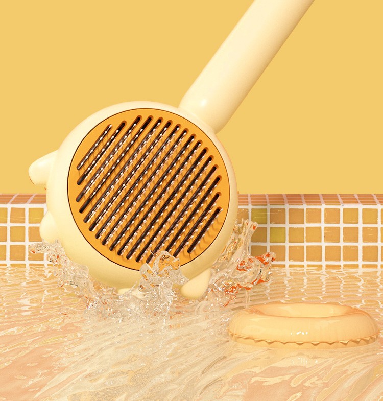 Pet Grooming Comb with Massage and Hair Removal Function