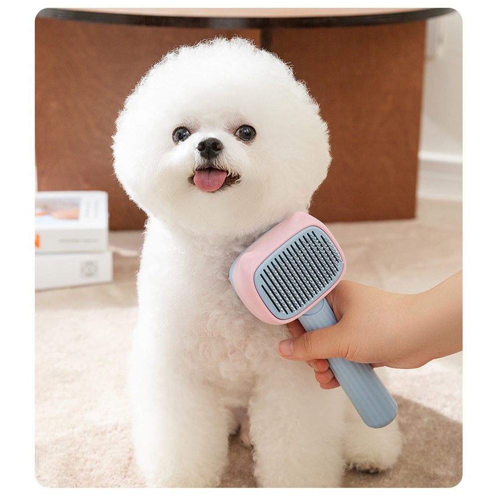 Pet Grooming Deshedding Brush and Dematting Comb for Hair Removal