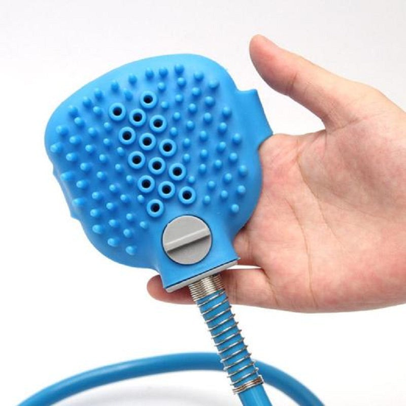 Pet Bathing Tool with Comfortable Massager and Shower Sprayer