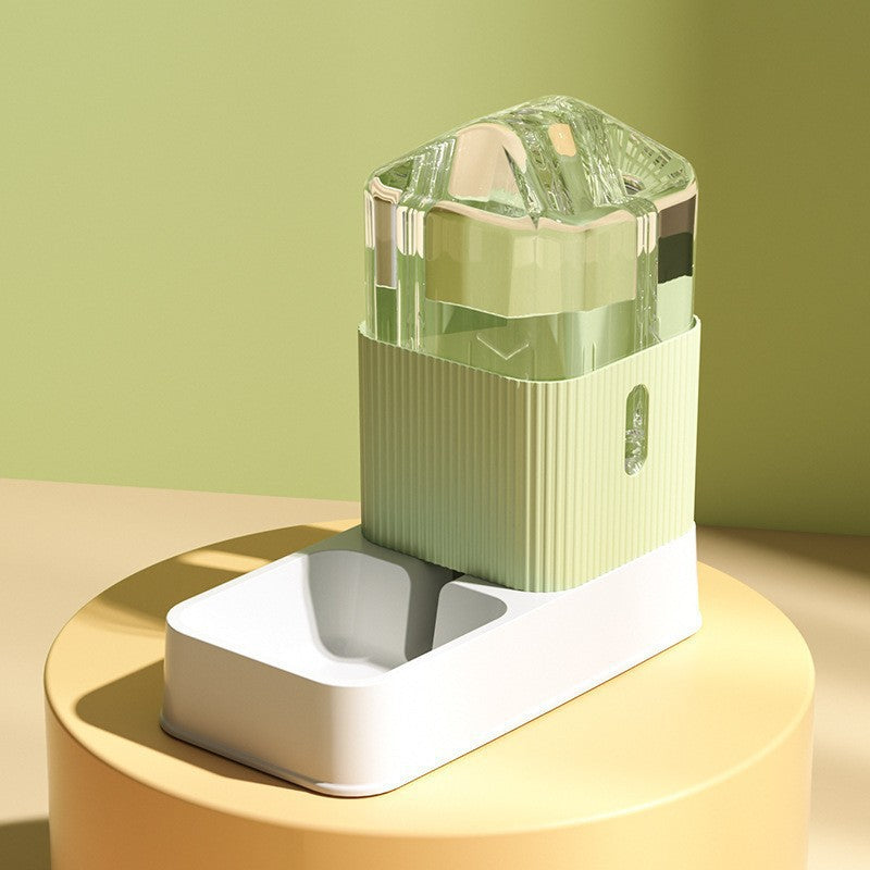 Pet Drinking Fountain Bowl With Slow Feeding Design