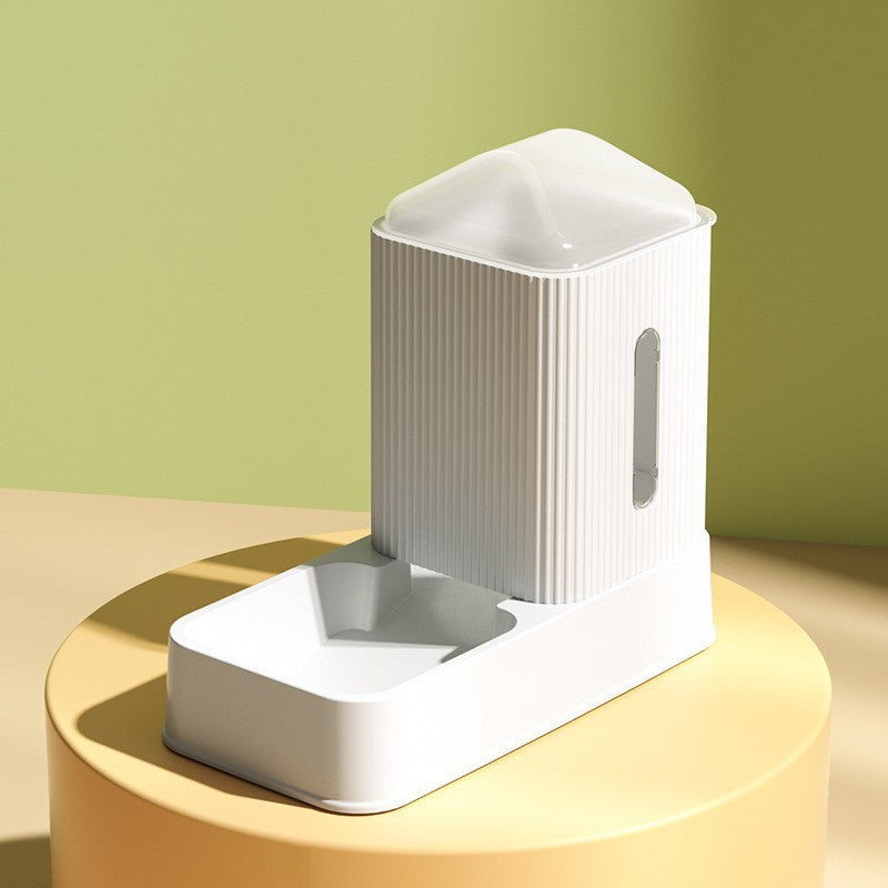 Pet Drinking Fountain Bowl With Slow Feeding Design