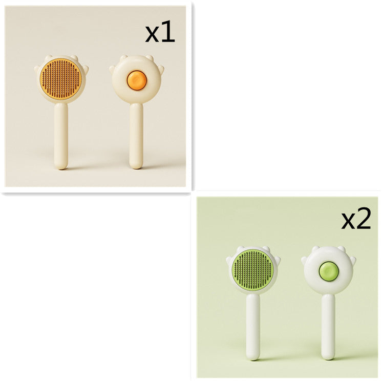Pet Grooming Comb with Massage and Hair Removal Function
