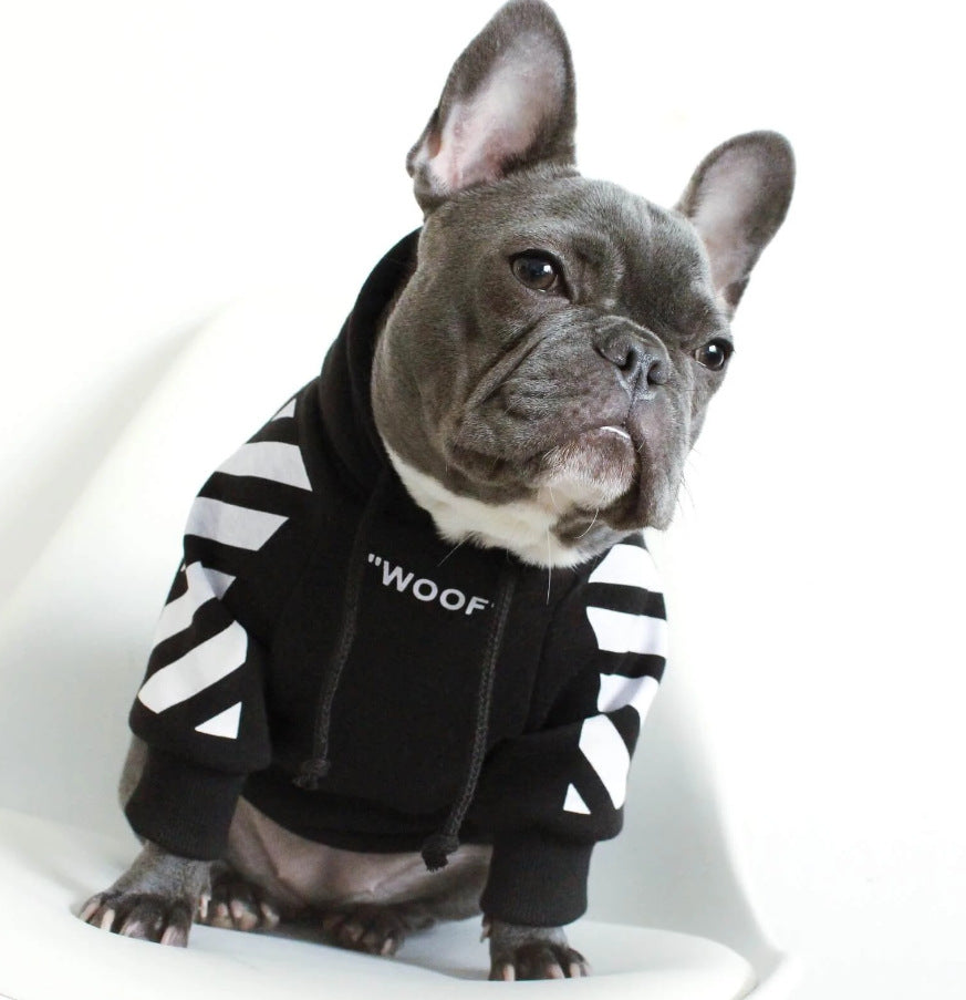Three Stripe Pet Sweater For Autumn And Winter Sportswear