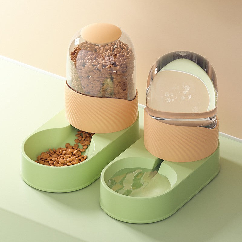 Pet Drinking Fountain Bowl With Slow Feeding Design