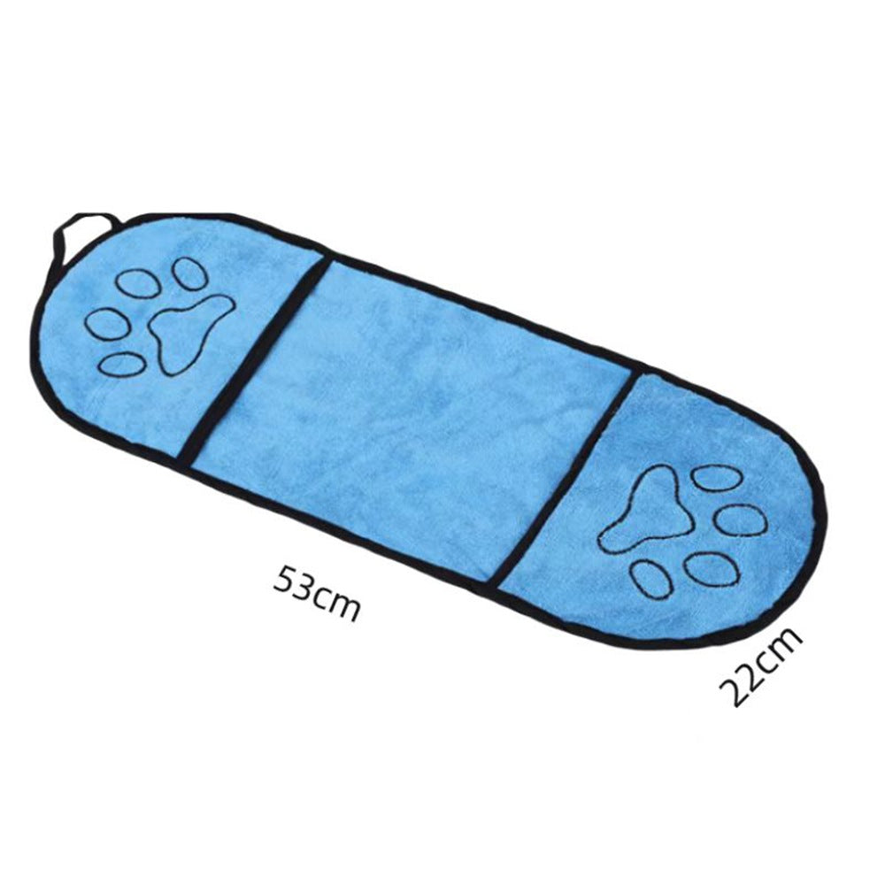 Pet Quick-Absorbent Bath Towel for Grooming and Drying