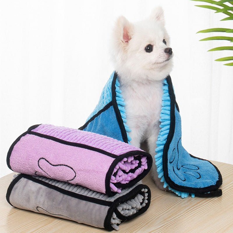 Super Absorbent Quick-Drying Pet Microfiber Bath Towel