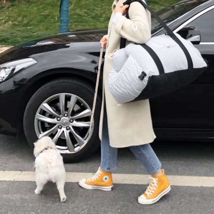 Pet Travel Safety Car Carrier For Secure And Comfortable Transport