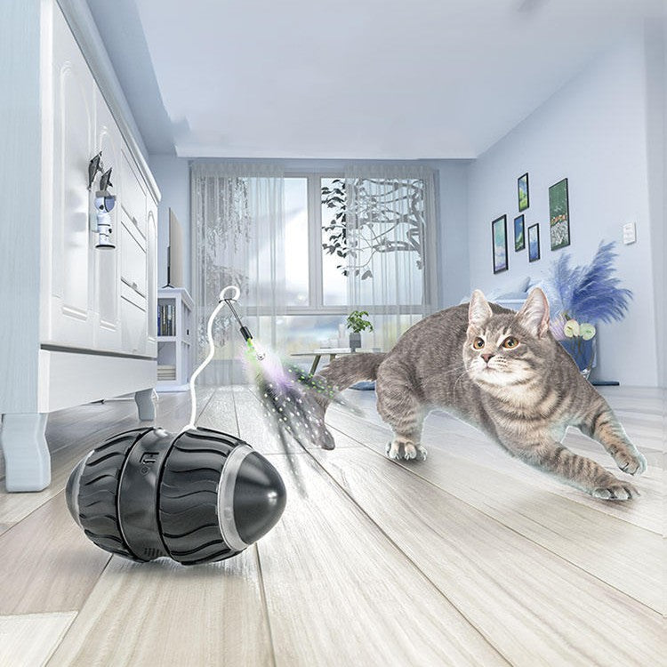 Electric Intelligent Pet Teaser Toy For Interactive Play