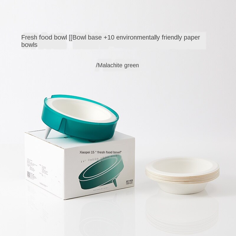 Disposable Portable Pet Food Bowl With Replaceable Eco Friendly Design