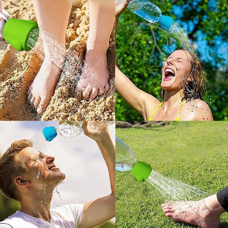 Multifunctional Pet Bath Sprayer with Silicone Shower Head and Nozzle