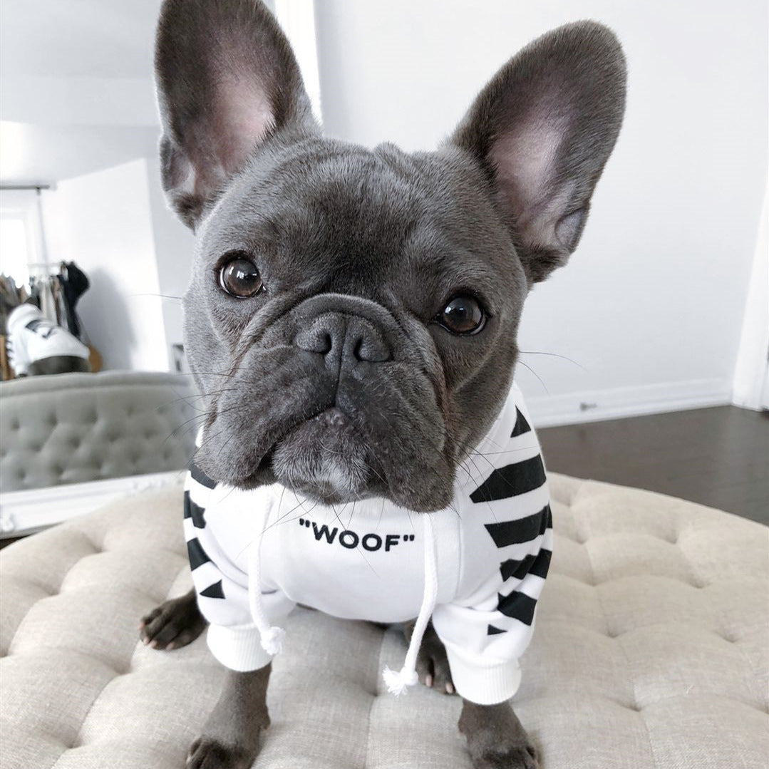 Three Stripe Pet Sweater For Autumn And Winter Sportswear