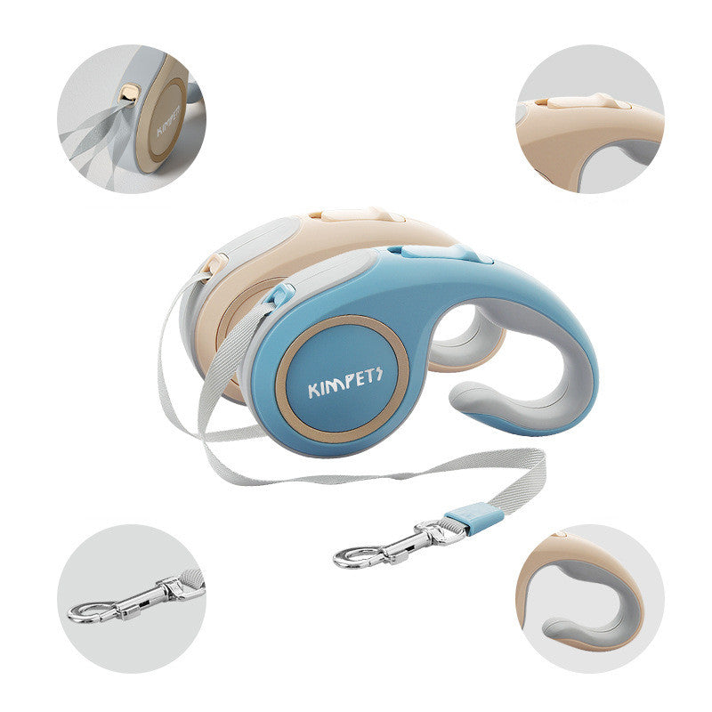 Automatic Retractable Pet Leash For Smooth And Controlled Walking