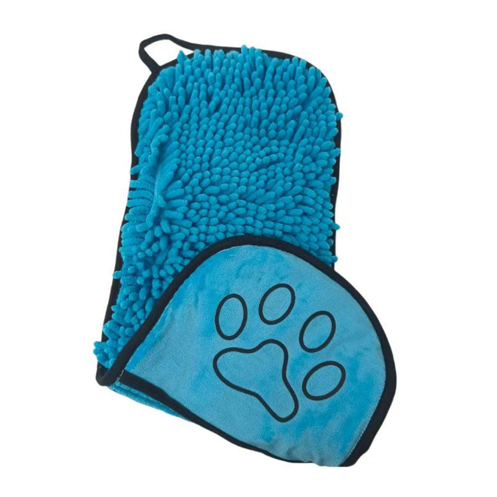 Pet Quick-Absorbent Bath Towel for Grooming and Drying
