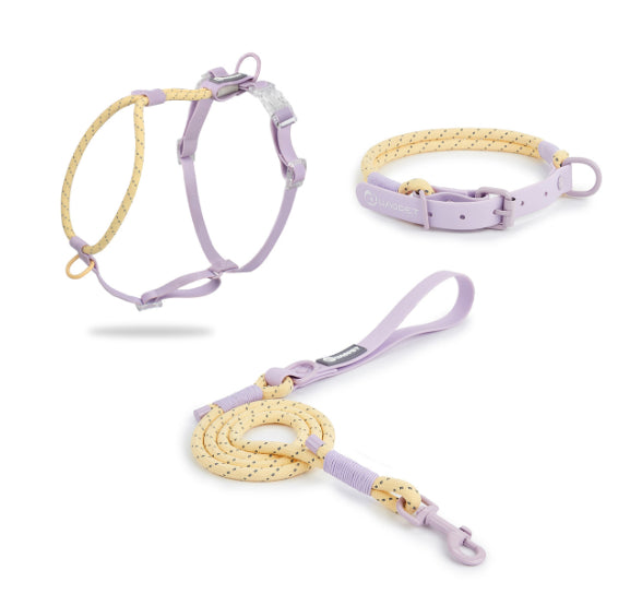 Solid Color PVC Pet Leash Rope For Outdoor Walking Use