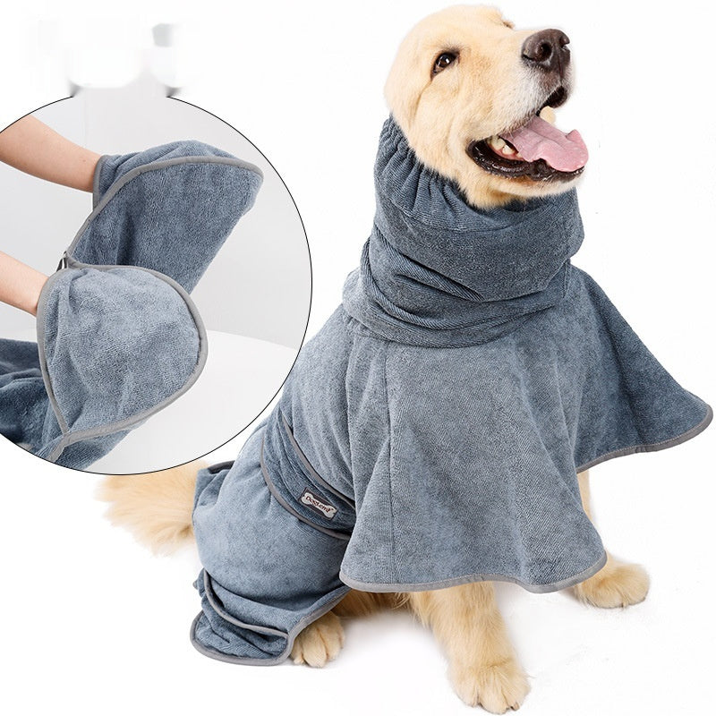 Pet Cotton Quick-Drying Bath Towel with Strong Water Absorption