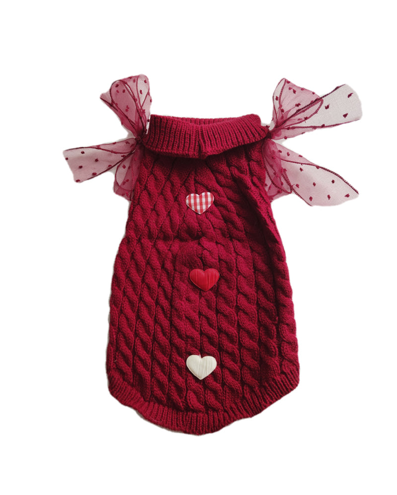 Cute Warm Pet Sweater For Cozy New Year Comfort