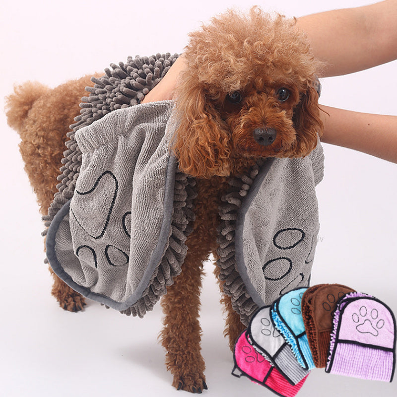 Super Absorbent Quick-Drying Pet Microfiber Bath Towel