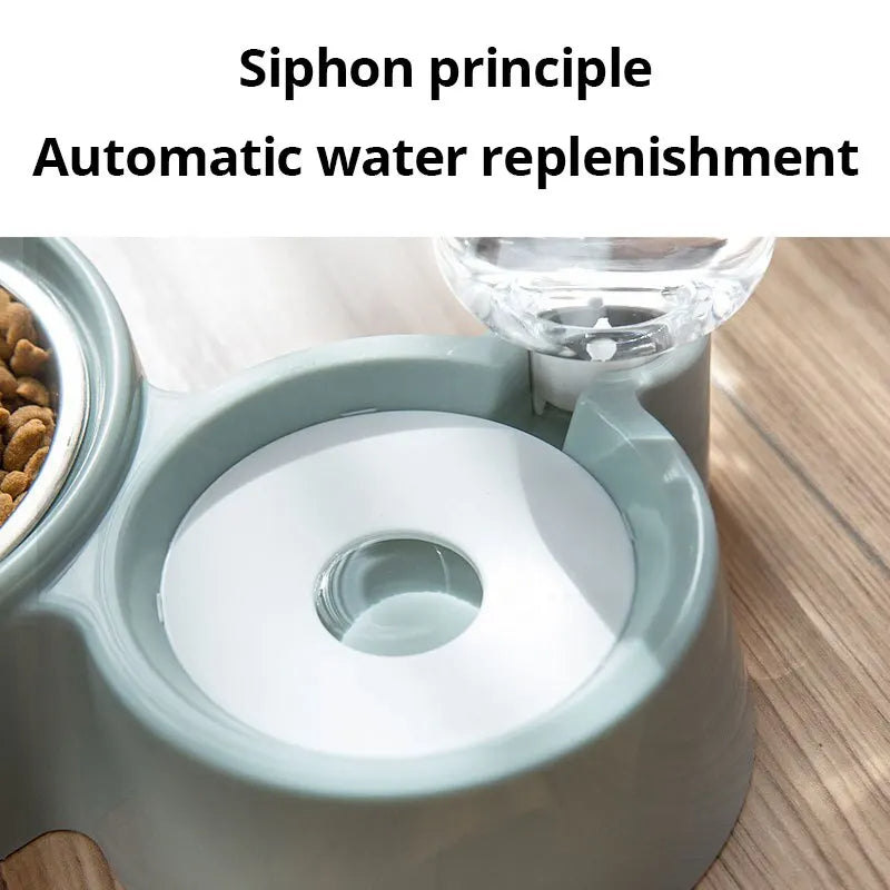 Automatic Gravity Pet Water Dispenser And Food Feeder Bowl