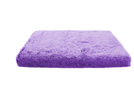 Plush Square Pet Bed With Memory Foam For Deep Sleep