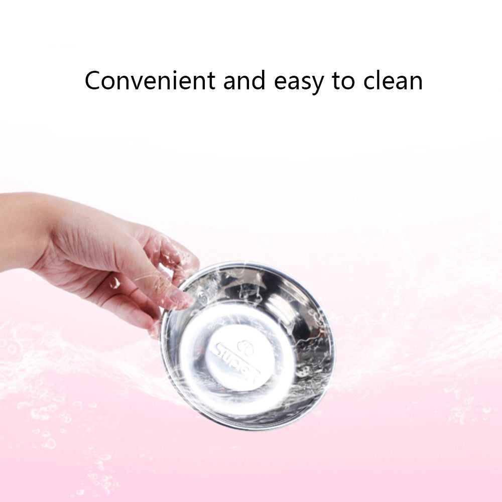 Large Stainless Steel Pet Food Bowl For Durable Daily Feeding